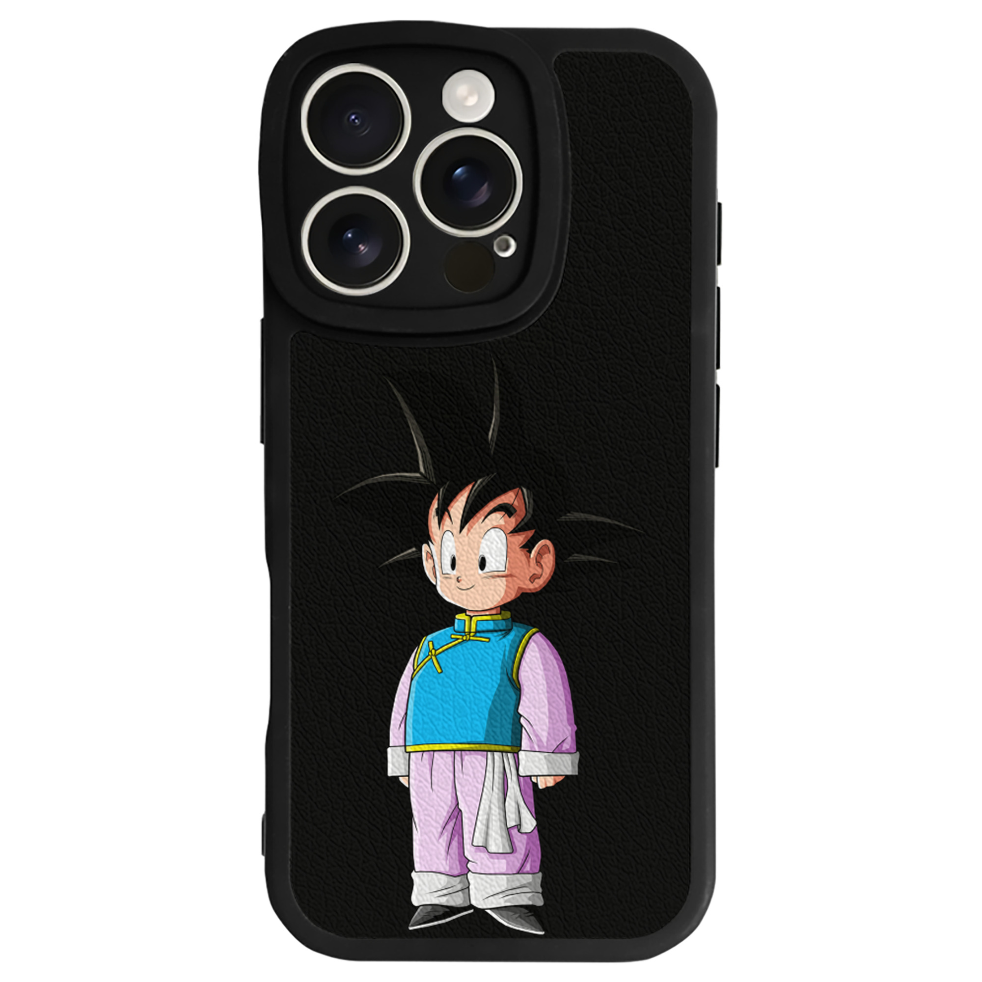（画像用） ドラゴンボール 孫悟空（そん ごくう）Son Goku カカロット DRAGON BALL Kakarotto 【iPhone 16シリーズ対応】シリコンスマホケース（レザー調） 材質：シリコン